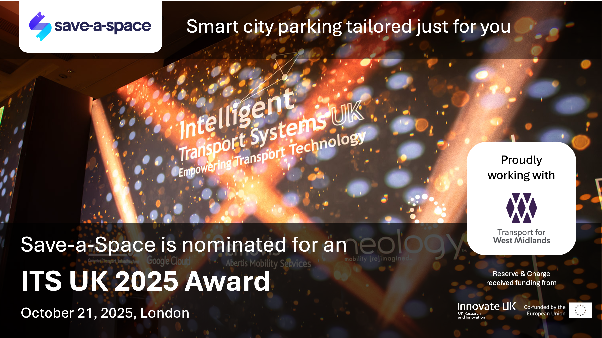 Save-a-Space Nominated at the ITS UK Awards 2025